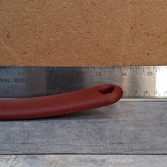 KitchenAid Deep Red Silicone Spaghetti Server - Picture 3 of 6